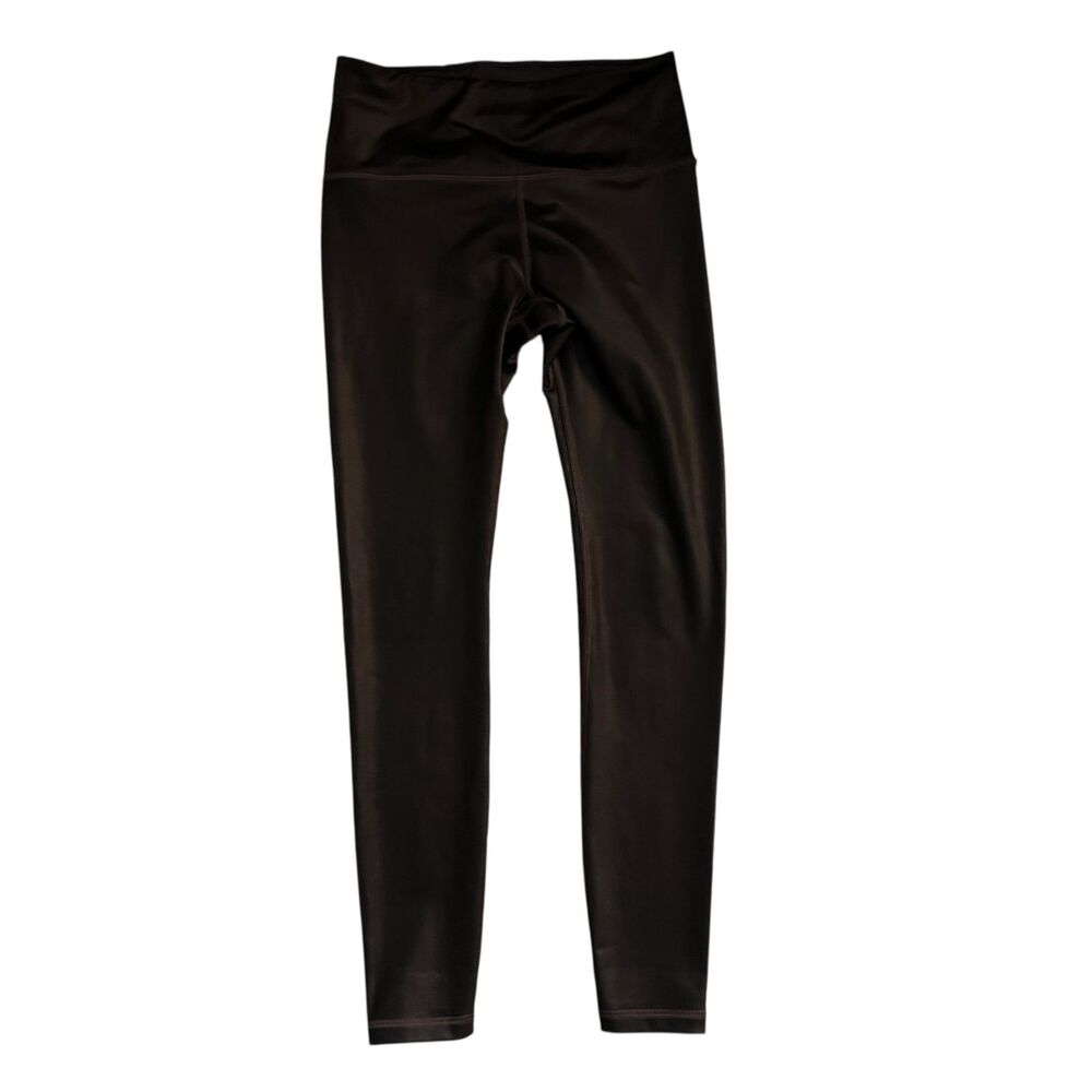 Athleta Women's Brown‎ Shiny Elation Ultra High Rise Tights XS